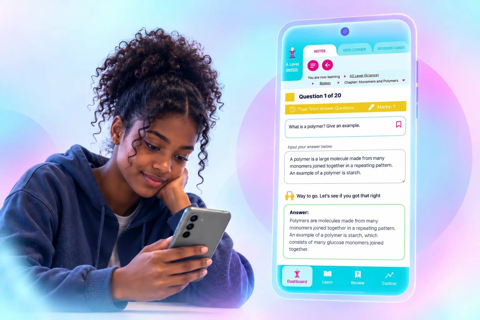 Assess app preview illustration