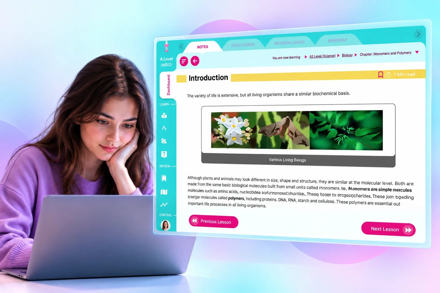 Discover app preview illustration